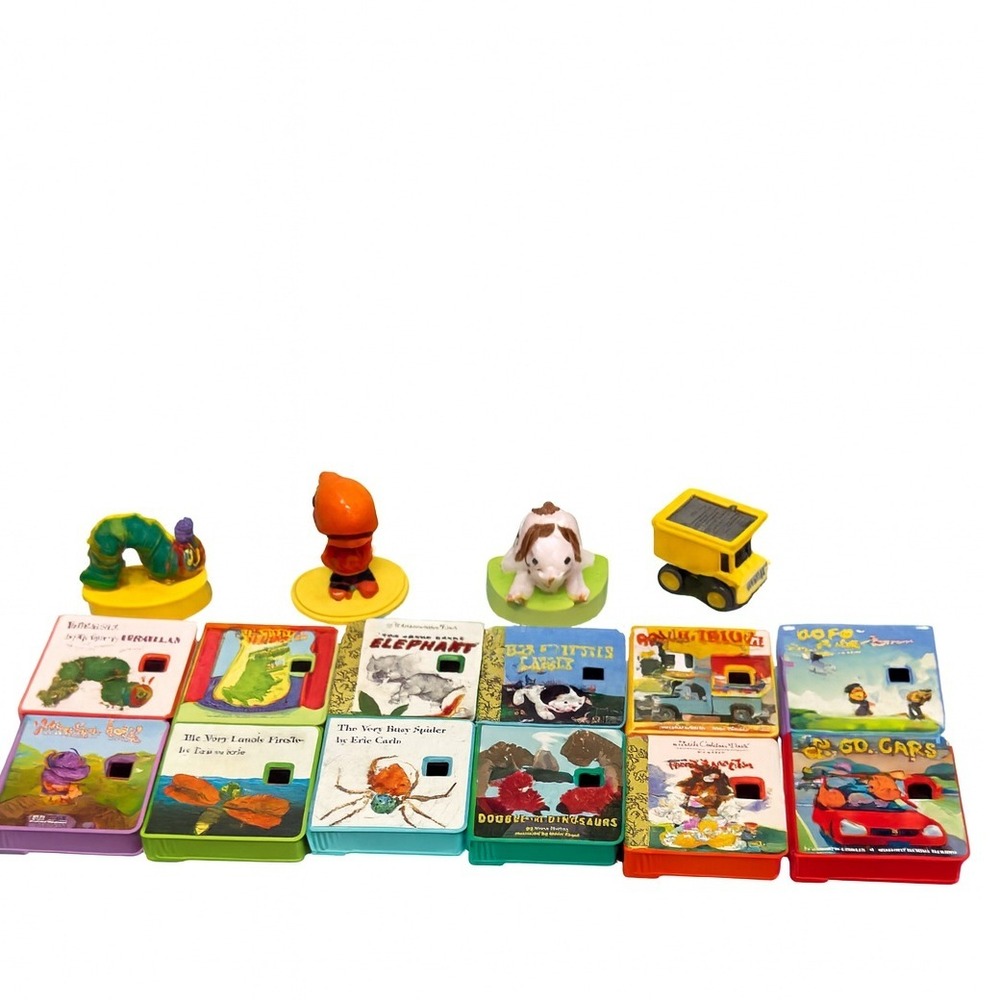 Eric Carle Little Golden Book Viewer Set 12 Mini‎ Books + 4 Figures Bundle